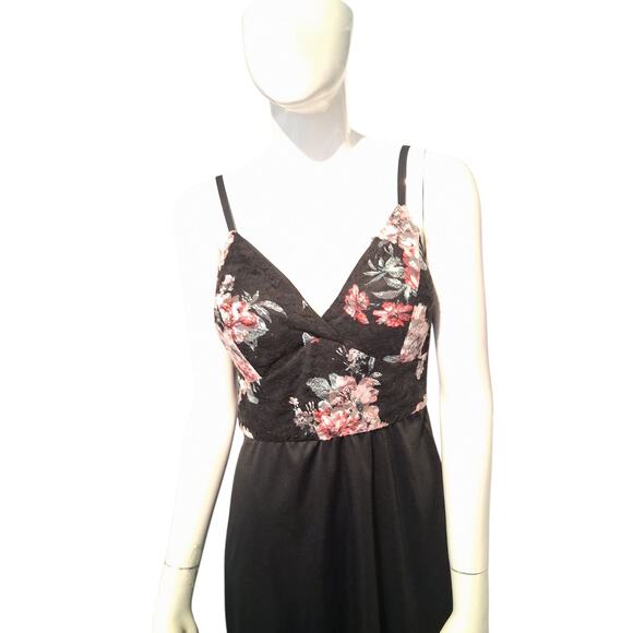 Y2K Lily Rose Babydoll Lace Womens size Large Floral Whimsigoth fairycore Dress - Picture 7 of 9